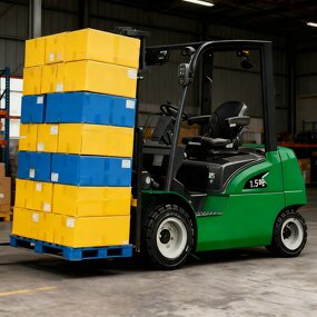 Electric Forklift Factory - OEM 1.5 Ton Lead-acid Battery Mini
