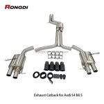 Catback Exhaust Factory - OEM Valvetronic for Audi S4 S5 B8 B8.5