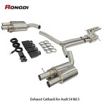 Catback Exhaust Factory - OEM Valvetronic for Audi S4 S5 B8 B8.5