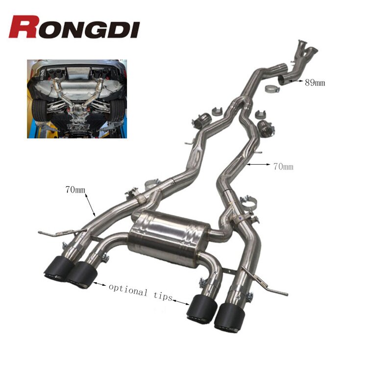 Catback Exhaust Factory - OEM Valvetronic for BMW G8x M3 M4