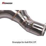Downpipe Factory - OEM Brushed for Audi RS4 RS5 B9 2.9T