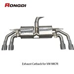 Catback Exhaust Manufacturer - OEM 304 Stainless for VW Golf Mk7 7R