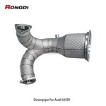 Downpipe Manufacturer - OEM Catted for Audi S4 B9 3.0T Heat Shield