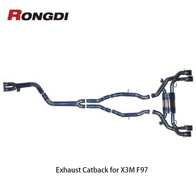 Titanium Catback Factory - OEM Valvetronic for BMW X3M F97 X4M