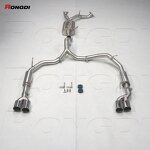 Catback Exhaust Factory - OEM 304 Stainless for Toyota Land Cruiser