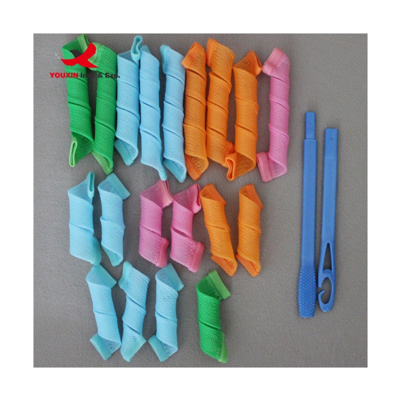 Hair Rollers Manufacturer - Bulk 18pcs Nylon Plastic Self Grip