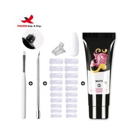 Nail Gel Kit Factory - Bulk Acrylic Gel with Brush Tips Crystal