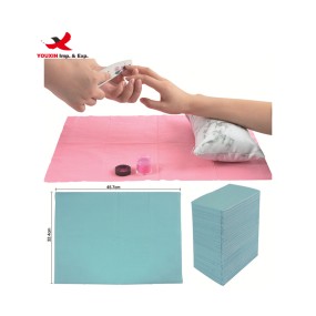 Nail Mat Supplier - OEM Foldable Waterproof Disposable Pad