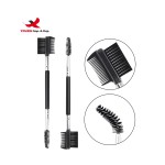 化妆刷工厂-批发双头3螺旋 grooming工具
