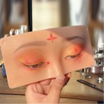 化妆练习板供应商-批发逼真3D硅胶眼