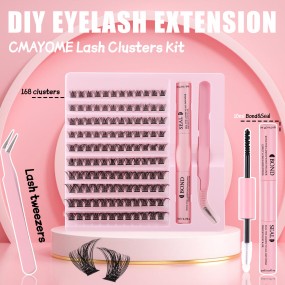 Cluster Eyelash Kit Manufacturer - OEM Wholesale D Curl 10-16mm