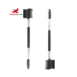 化妆刷工厂-批发双头3螺旋 grooming工具
