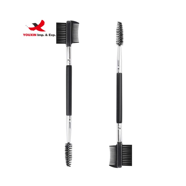 化妆刷工厂-批发双头3螺旋 grooming工具
