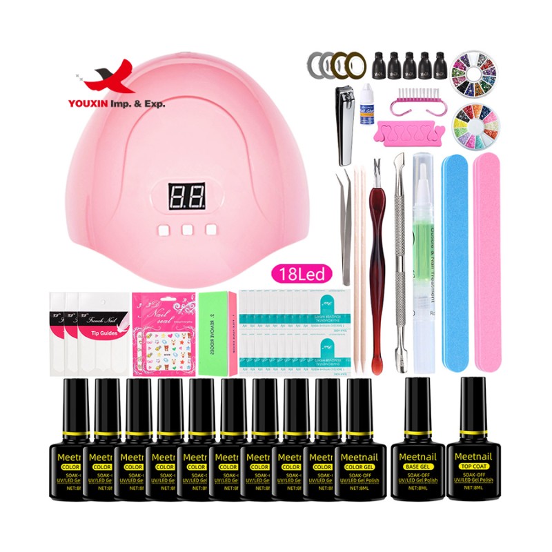 Nail Gel Kit Factory - OEM 8ml 192 Colours Professional Decoration