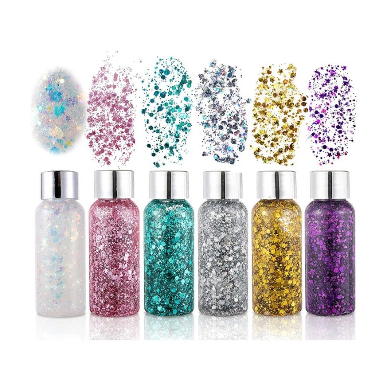 Makeup Glitter Factory - Bulk Christmas Festival Chunky Gel