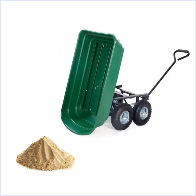 Garden Trolley Manufacturer - OEM Multi-Functional Folding Four-Wheel