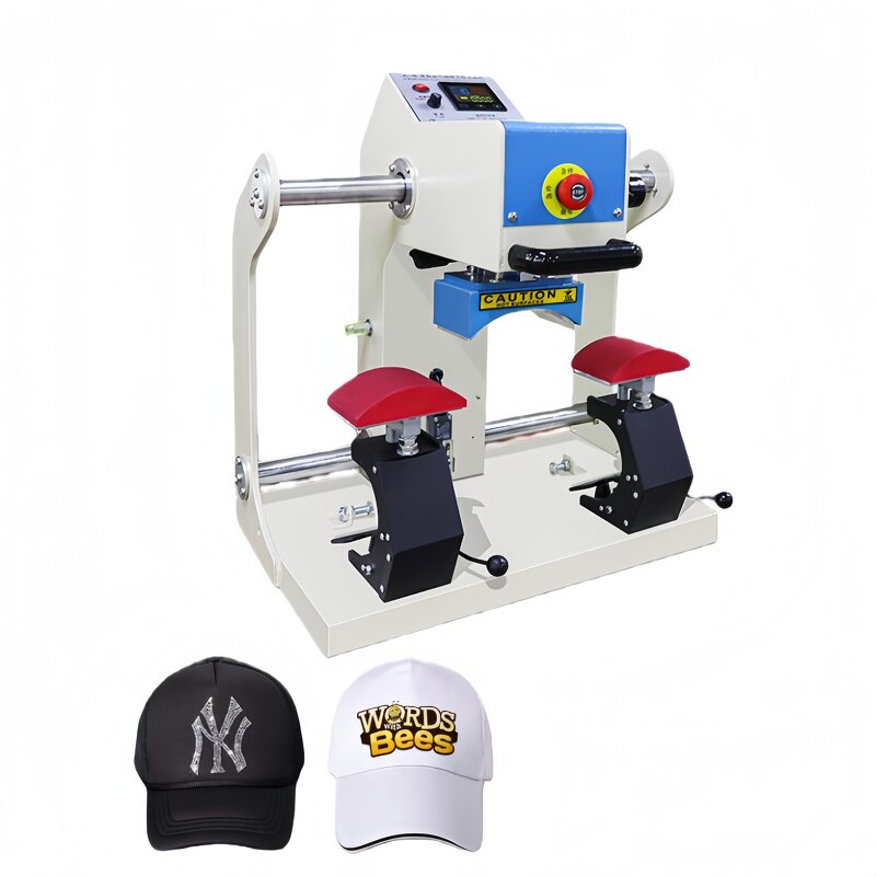 Hat Heat Press Machine Manufacturer - OEM Pneumatic Dual Station Baseball