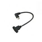 Type-C Extension Cable Factory - OEM USB 3.1 Male to Female Panel Mount