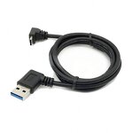 USB Cable Factory - OEM Custom 90 Degree Elbow USB 3.0 a to c Male