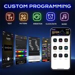 LED Sign Factory - OEM/ODM Car Programmable Scrolling 7"x3" USB 5V Flexible Matrix