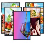 LCD Touch Screen Advertising Machine Factory - OEM/ODM 32/43/50/55 Inch Vertical Wall Hanging
