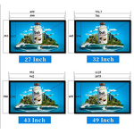 LCD Touch Screen Advertising Machine Manufacturer - OEM/ODM 43/55/65 Inch Ultra Thin 4K Wall-mounted