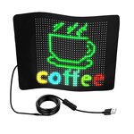 LED Sign Factory - OEM/ODM Car Programmable Scrolling 7"x3" USB 5V Flexible Matrix