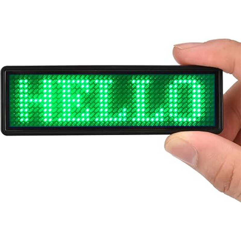LED Name Badge Manufacturer - OEM/ODM Wholesale APP-Programmable Scrolling Message