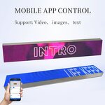 LED Electronic Display Screen Factory - OEM/ODM Custom Strip-shaped Stainless Steel Frameless