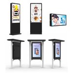 LCD Touch Screen Advertising Machine Factory - OEM/ODM 32/43/50/55 Inch Vertical Wall Hanging