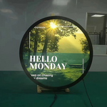 LED Display Screens Factory - OEM/ODM Custom Circular Logo Shop Signs Indoor Outdoor