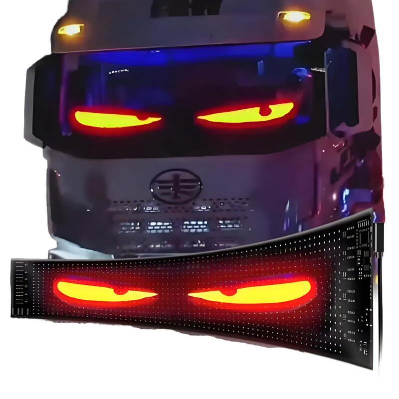 Flexible Car LED Panel Manufacturer - OEM/ODM Long Size P4P5P6 HD Scrolling Message Matrix