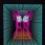 GOB LED Poster Screen Manufacturer - OEM/ODM P1.86 P2.5 Movable Mirror Floor Standing