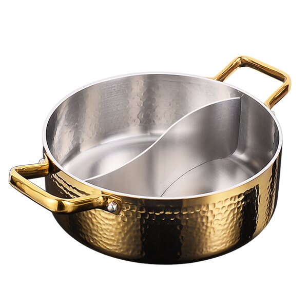 Hot Pot Factory - OEM/ODM Stainless Steel Hot Pot with Glass Lid Shabu Shabu Pot
