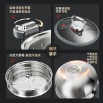 Soup Pot Factory - OEM/ODM Luxury Large Capacity Micro-Pressure Stainless Steel for Gas