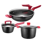 Cookware Set Manufacturer - OEM/ODM Factory Direct Medical Stone Non-stick Pot Set