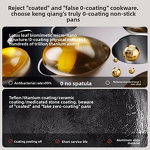 Cooking Pan Manufacturer - OEM/ODM Non-stick Titanium Frying Wok for Household Gas Induction