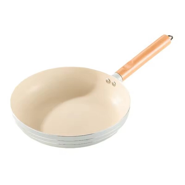 Frying Pan Factory - OEM/ODM High Quality Aluminium Alloy Egg Frying Pan Wooden Handle