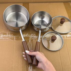 Milk Pan Manufacturer - OEM/ODM 316 Stainless Steel 12cm Snow Pan Sauce Pan