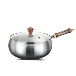 Belly Pot Manufacturer - OEM/ODM 316 Stainless Steel Chinese Style Non-Coated Non-Stick Wok