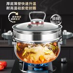 Soup Pot Factory - OEM/ODM Luxury Large Capacity Micro-Pressure Stainless Steel for Gas