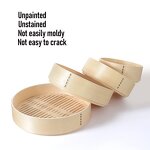 Bamboo Steamer Factory - OEM/ODM Eco Friendly Traditional Food 20/24/28cm for Household