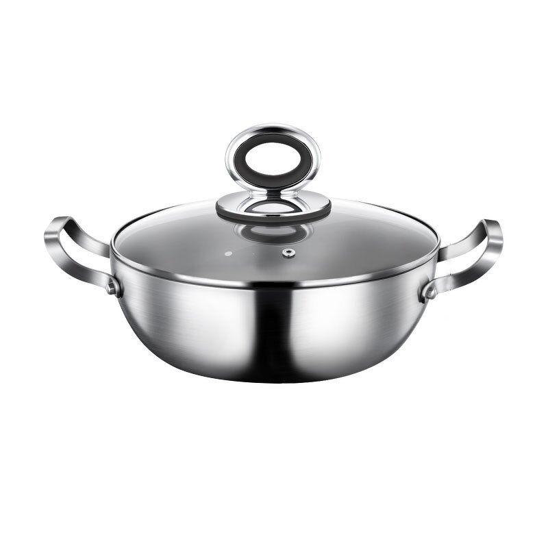 Hot Pot Manufacturer - OEM/ODM Pure Titanium Chinese Hot Pot 28/30cm Large Capacity