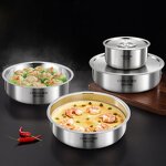 Food Steaming Bowl Manufacturer - OEM/ODM 316 Stainless Steel Portable Bowl for Bakery Salad