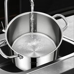 Stock Pot Factory - OEM/ODM Large Capacity Stainless Steel with Steel Cover Double Ears