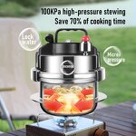 Pressure Cooker Manufacturer - OEM/ODM Mini 304 Stainless Steel Outdoor Camping Non-Stick