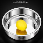 Food Steaming Bowl Manufacturer - OEM/ODM 316 Stainless Steel Portable Bowl for Bakery Salad