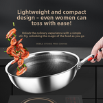 Frying Pan Factory - OEM/ODM 316 Stainless Steel Household Non-stick Cooking Skillet