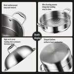 Cooking Steamer Manufacturer - OEM/ODM Wholesale High Quality Stainless Steel Steamer Pot