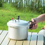 Pressure Cooker Manufacturer - OEM/ODM Portable Mini Aluminium Alloy with Folding Handle